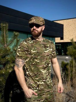 Тактична Футболка Мультикам CoolMax Military MTP розмір 42 00396-42 фото