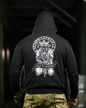 Худі maklin руни black НП4881 розмір M 88472 фото