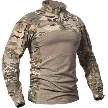 Бойова сорочка Tactical Group з довгим рукавом Multicam розмір S Y-19088 фото