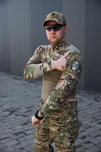 Бойова сорочка Tactical Group з довгим рукавом Multicam розмір S Y-19088 фото