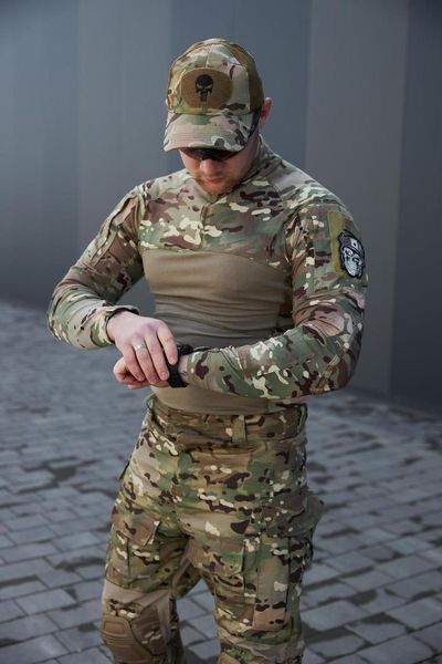 Бойова сорочка Tactical Group з довгим рукавом Multicam розмір S Y-19088 фото