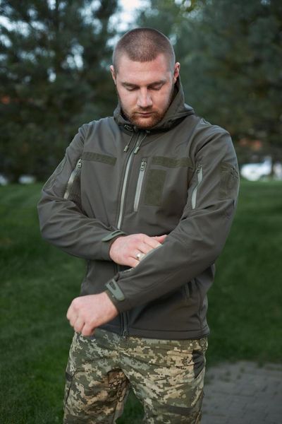 Куртка Soft Shell SKMilitary Green (Хакі) розмір 44/3 101057 фото