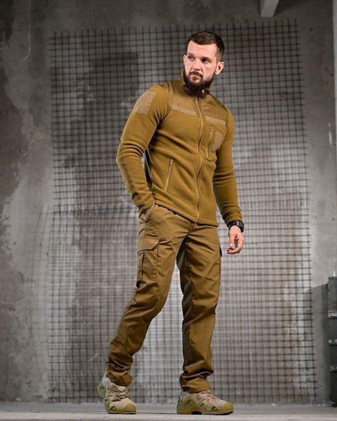 Тактичний костюм койот,костюм койот фліска штани,костюм койот осінній,військовий костюм койот розмір S 93583 фото