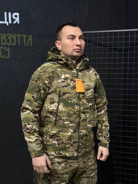 Куртка Tactical Софтшел мультикам размер L 02388-S фото