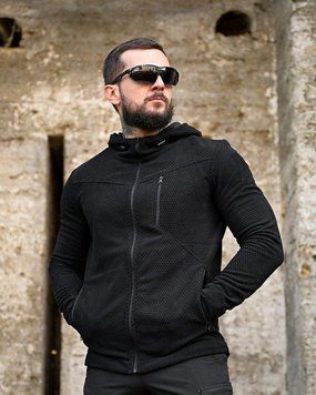 Тактическая флисовка honeycomb black ВТ0443 размер S 51815 фото