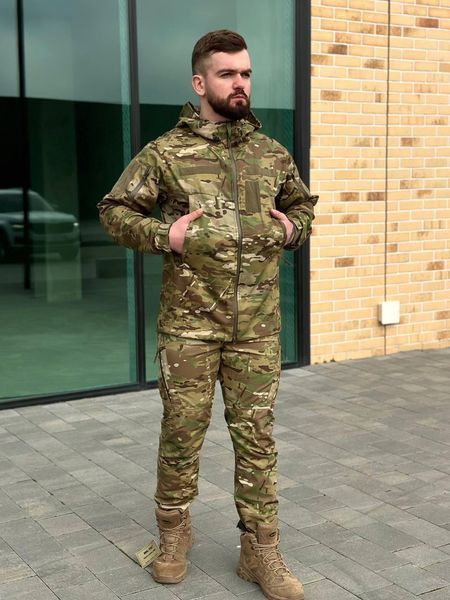 Легкая Весенняя Куртка Мультикам Hunter De Lux TWILL MTP Military размер S 00555-S фото