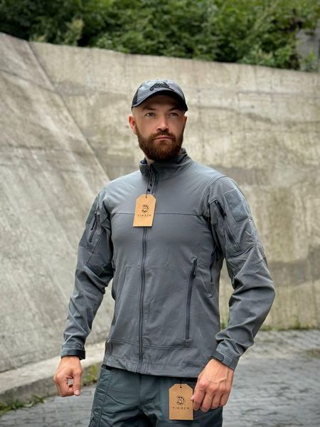 Куртка YINREN 4.0 Grey Сіра розмір S 03856-S фото