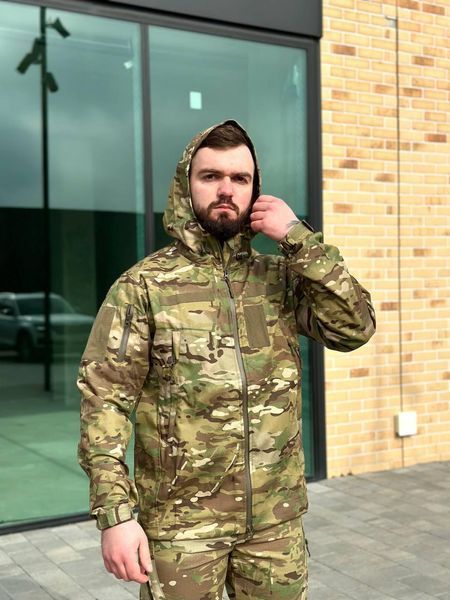 Легкая Весенняя Куртка Мультикам Hunter De Lux TWILL MTP Military размер S 00555-S фото