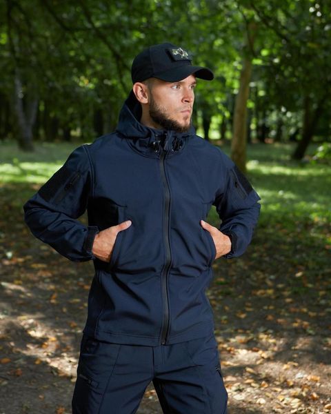 Костюм Soft Shell Military темно-синий для ДСНС размер S М-7 фото