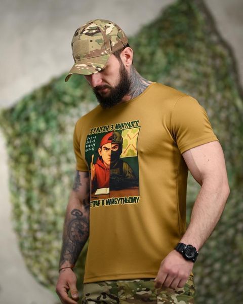 Тактична футболка SELION Хуліган coyot ПП7849 розмір M 93055 фото