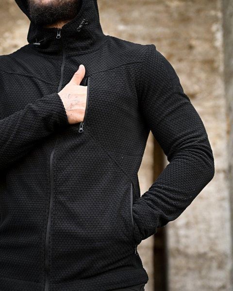 Тактическая флисовка honeycomb black ВТ0443 размер S 51815 фото