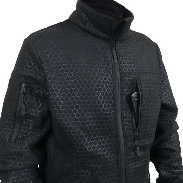 Флисовая кофта Militex Windblock Tactical Black mod. 4 размер S 1240 фото