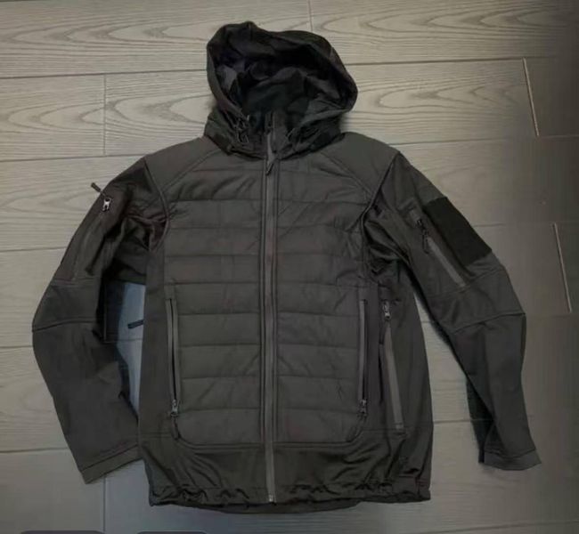 Весенняя Тактическая Облегченная Куртка Черная Yinren 6.0 🐉 04546-XXXL фото