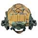 Шолом тактичний олива Fast Helmet NIJ IIIA + Навушники Walkers Razor Slim з чебурашкою +&nbsp;ліхтарик + кавер розмір S Fast17 фото 5