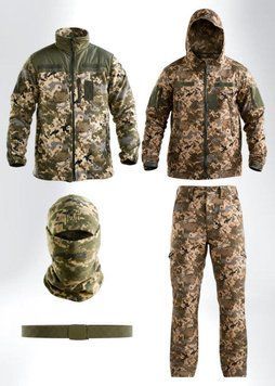 Тактичний костюм softshell 5в1піксель,демісезонний костюм піксель 5в1,костюм софтшелл піксель осінній,костюм зсу піксель осінній розмір S 94608 фото