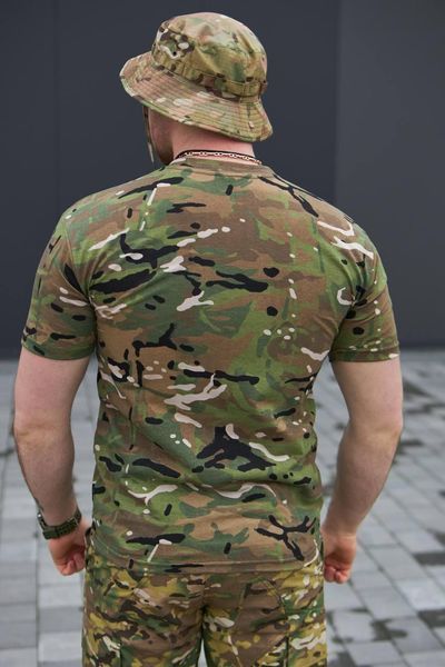 Літня футболка Стрейч котон Military Мультикам розмір 44 951204 фото