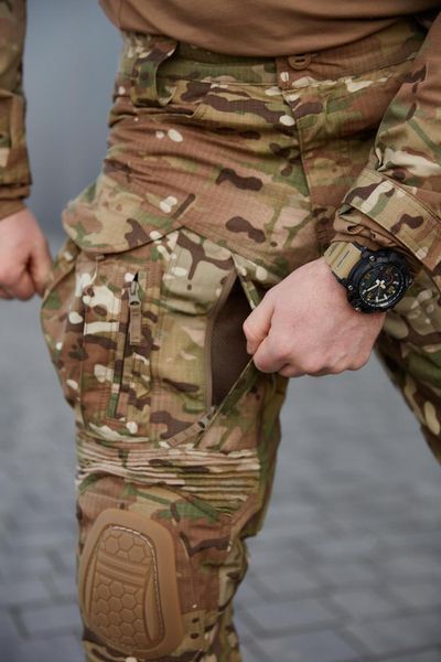 Штани тактично-польові з наколінниками G4 Nyco Tex мультикам розмір 46 8599777 фото