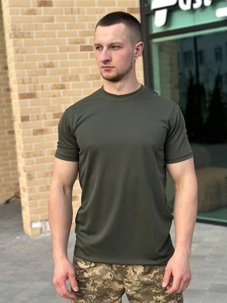 Тактична Футболка Олива CoolMax Military Olive розмір 42 00399-42 фото