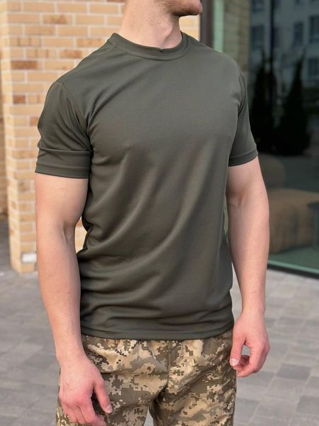 Тактична Футболка Олива CoolMax Military Olive розмір 42 00399-42 фото
