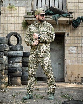 Літній костюм піксель,костюм піксель зсу,військовий чоловічий літній костюм,костюм зсу мілітарі весна літо розмір 48/50 91695 фото
