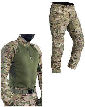 Тактичний костюм Assault multicam UF сорочка та штани з наколінниками розмір S (30) 589091 фото