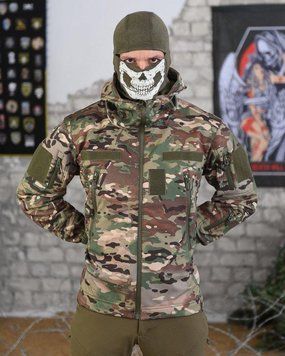 Тактична курточка софтшел recruit мультикам НП4886 розмір S 88491 фото