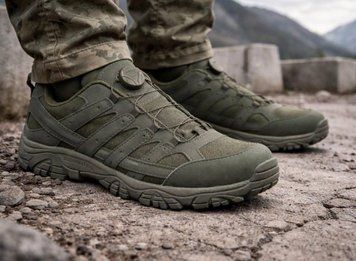 Кросівки на автошнурівці MERRELL Olive 04484-45 фото