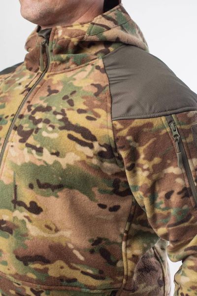 Кофта мікрофліс Мультикам з капюшоном G10 Military розмір S 03991-S фото