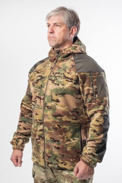 Кофта мікрофліс Мультикам з капюшоном G10 Military розмір S 03991-S фото