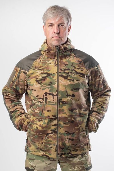 Кофта мікрофліс Мультикам з капюшоном G10 Military розмір S 03991-S фото