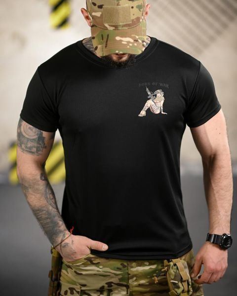Тактична футболка BORN OF WAR woman black ВТ4712 розмір S 96175 фото