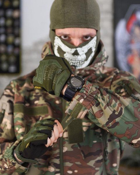 Тактична курточка софтшел recruit мультикам НП4886 розмір S 88491 фото