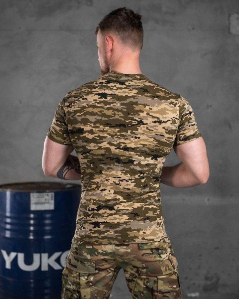 Тактична футболка бавовна піксель ВТ6782 розмір S 86507 фото