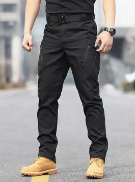 Чоловічі тактичні штани Ranger Чорні посилені кишені розмір S 6428 фото