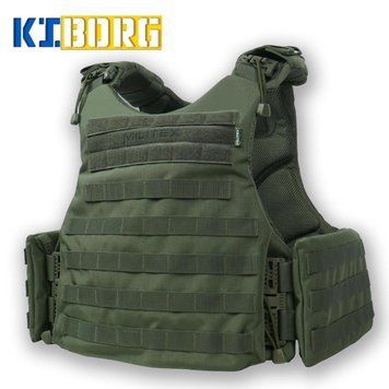 Бронежилет Militex Modular X-1 (Збільшена площа захисту) Khaki 2043 фото