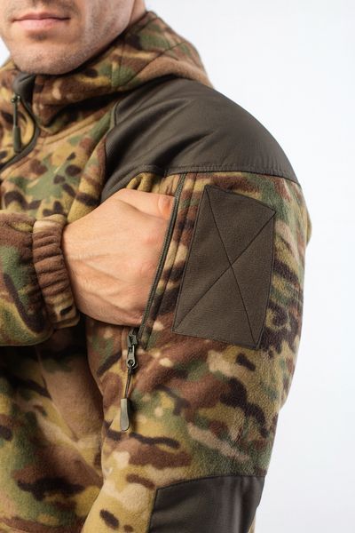 Кофта флісова Shark Skin Military Multicam (мультикам) розмір S 440089 фото