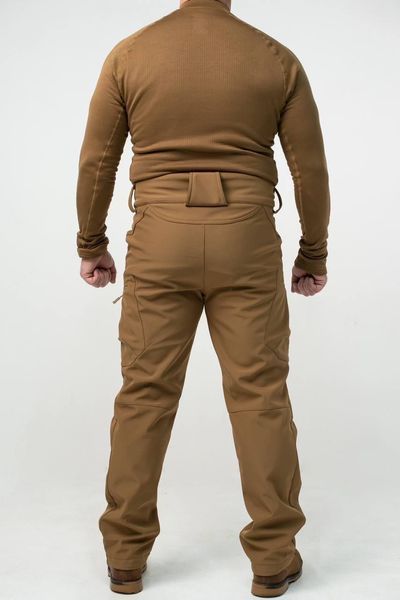Утеплені Військові штани Soft Shell Military койот розмір L 02609-S фото