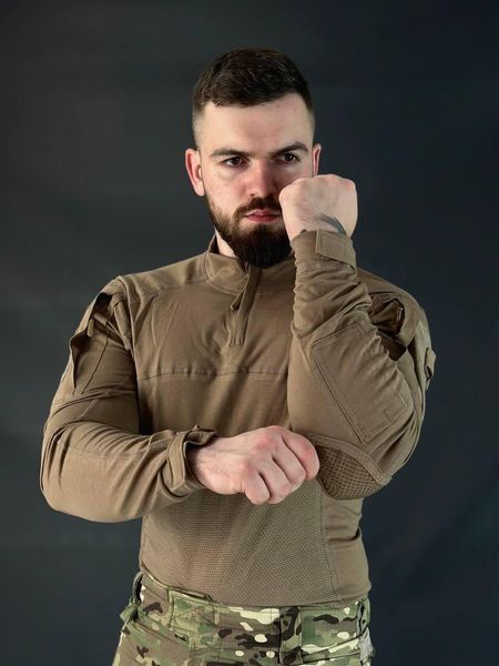 Комплект 3 в 1 Vanguard Койот USA 🇺🇸 Костюм Софт Шел Coyote + Термобілизна Esdy +убакс розмір S 02410-S фото