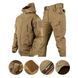 Костюм софтшел Gwild койот Soft Shell на флісі розмір S 01738-S фото 1