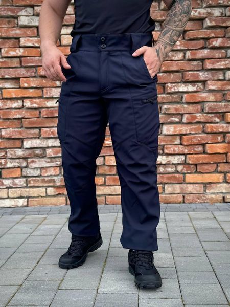 Брюки Soft Shell Синие ДСНС Military+ размер S 02067-S фото