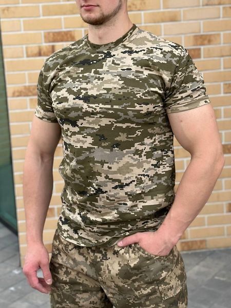 Футболка Військова Піксель Х/Б mm14 Military Бавовна розмір 46 00002-46 фото