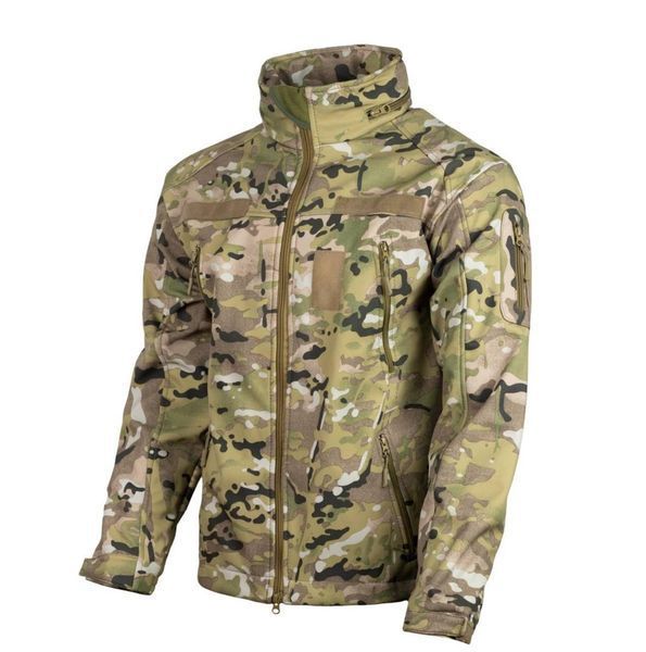 Куртка SoftShell з липучками для шевронів Multicam V&T розмір 44 01776-46 фото