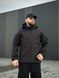 Військова куртка на флісі Soft Shell Military Black розмір S 02602-S фото 1