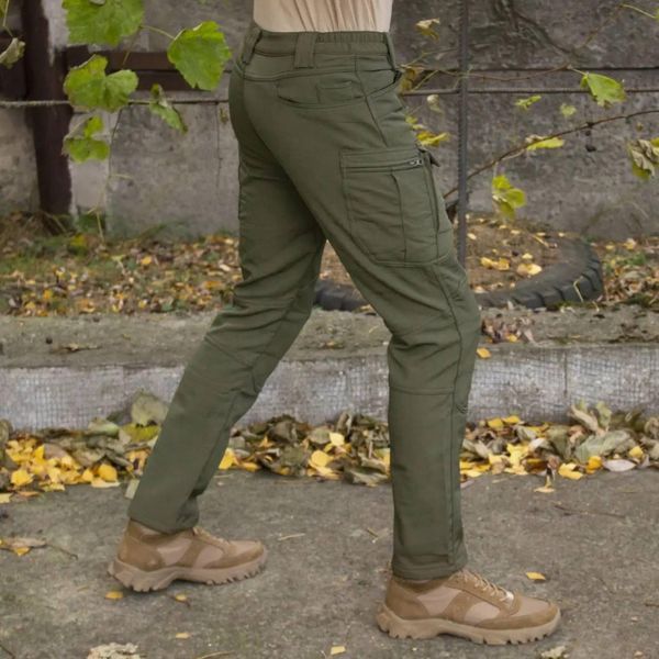 Брюки утепленные на флисе Софт Шёл Soft Shell масло размер S 02669-S фото