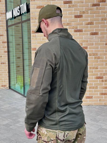 Убакс олива Military CollPass Olive , Військова сорочка . БАТАЛИ розмір 58 01365-58 фото