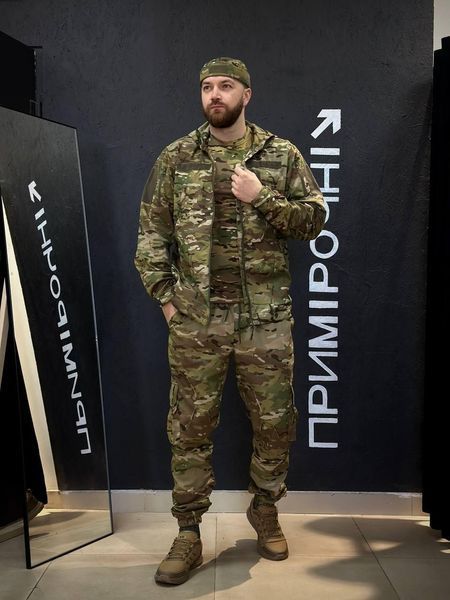 Військовий Комплект Джогер 3 в 1 Мультикам Куртка + Штани MTP +Футболка Джерсі розмір 46 02917-46 фото