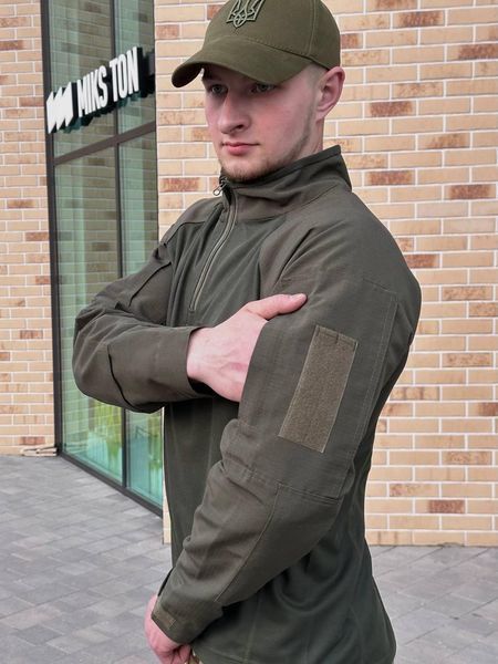 Убакс олива Military CollPass Olive , Військова сорочка . БАТАЛИ розмір 58 01365-58 фото