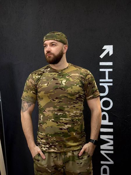 Військовий Комплект Джогер 3 в 1 Мультикам Куртка + Штани MTP +Футболка Джерсі розмір 46 02917-46 фото