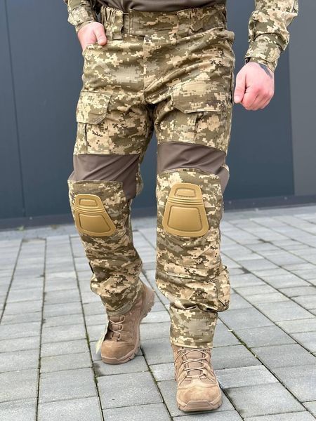 Тактичні Штани G3 з Наколінниками піксель Military mm14 розмір S 00926-S фото