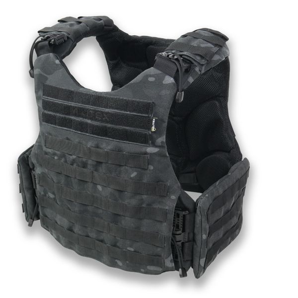 Бронежилет Militex Modular X-1 (Збільшена площа захисту) Black multicam 2045 фото